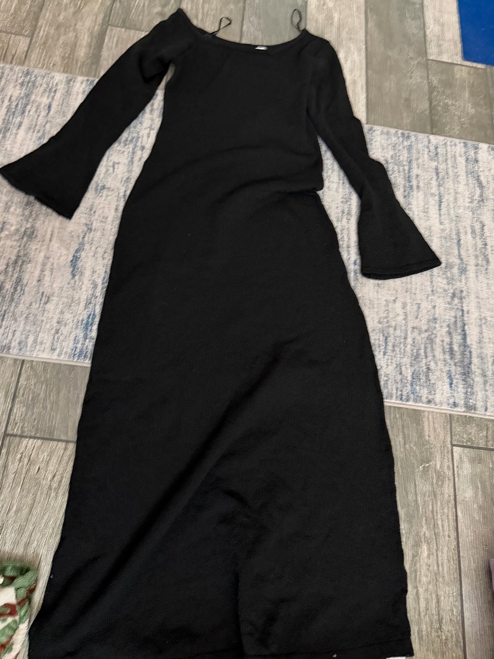 New Princess Polly Midi Bell Sleeve Dress